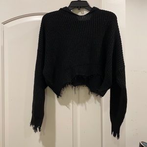 Cute ripped sweater (worn once)